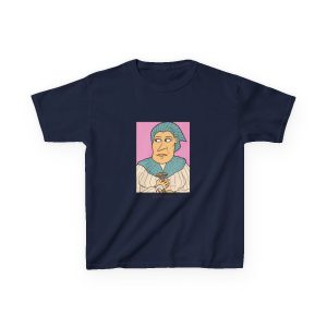 Camiseta infantil algodon grueso - Azul marino - Esclata-sang