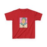 Camiseta infantil algodon grueso - Rojo - Esclata-sang Camiseta infantil algodon grueso - Rojo - Esclata-sang