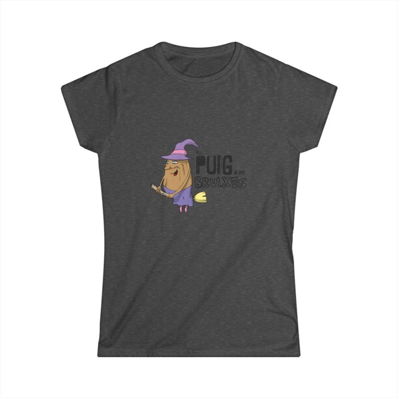 Camiseta mujer Softstyle - Gris oscuro jaspeado - Camiseta Puig de ses Bruixes