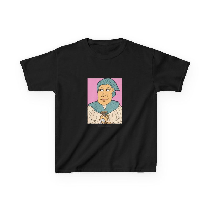 Camiseta infantil algodon grueso - Negro - Esclata-sang