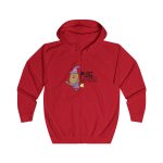 Sudadera con capucha y cremallera - Rojo fuego - Camiseta Puig de ses Bruixes Sudadera con capucha y cremallera - Rojo fuego - Camiseta Puig de ses Bruixes
