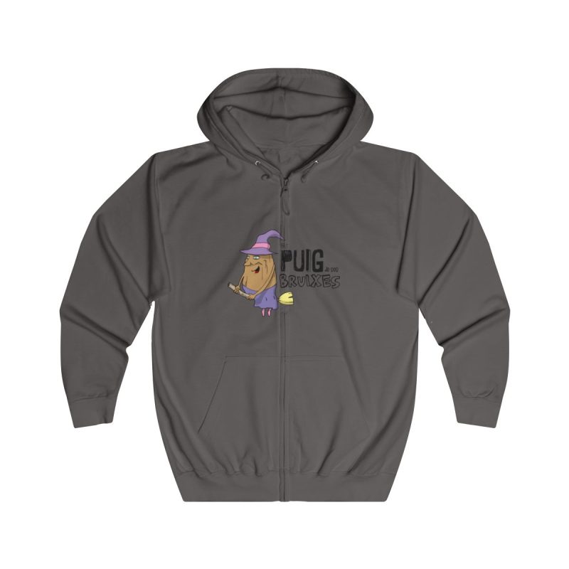 Sudadera con capucha y cremallera - Gris acero - Camiseta Puig de ses Bruixes