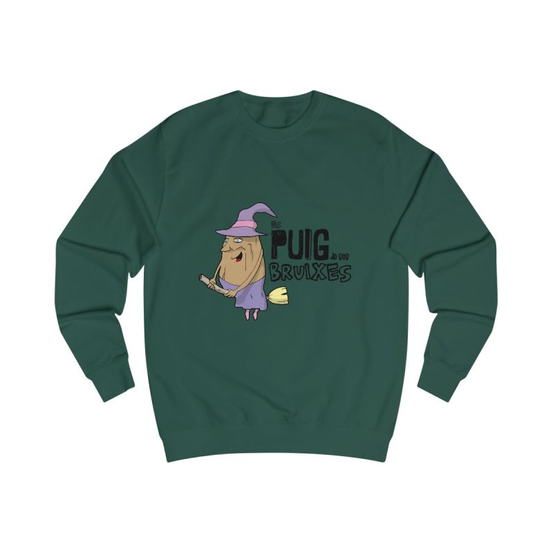 Sudadera clasica - Verde botella - Camiseta Puig de ses Bruixes