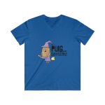 Camiseta hombre entallada cuello de pico - Azul royal - Camiseta Puig de ses Bruixes Camiseta hombre entallada cuello de pico - Azul royal - Camiseta Puig de ses Bruixes