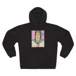Sudadera capucha con cremallera premium - Negro - Esclata-sang