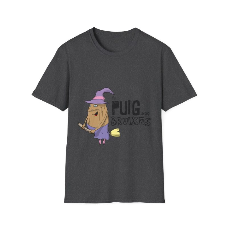 Camiseta Softstyle - Gris oscuro jaspeado - Camiseta Puig de ses Bruixes