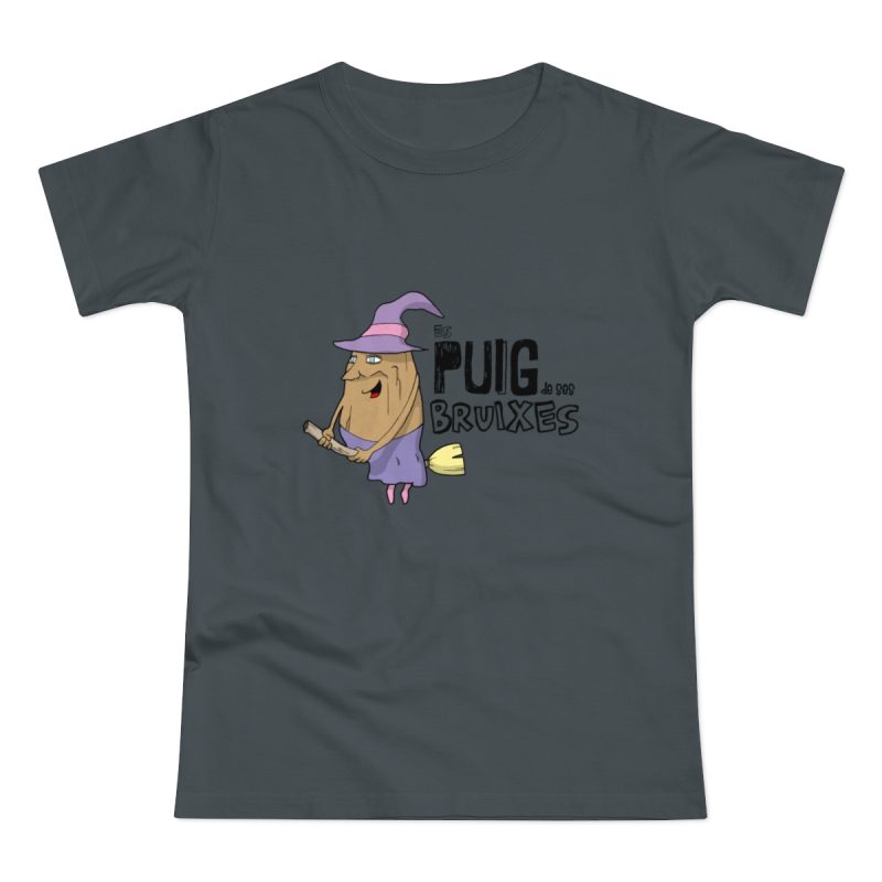 Camiseta mujer punto liso - Gris oscuro - Camiseta Puig de ses Bruixes Camiseta mujer punto liso - Gris oscuro - Camiseta Puig de ses Bruixes