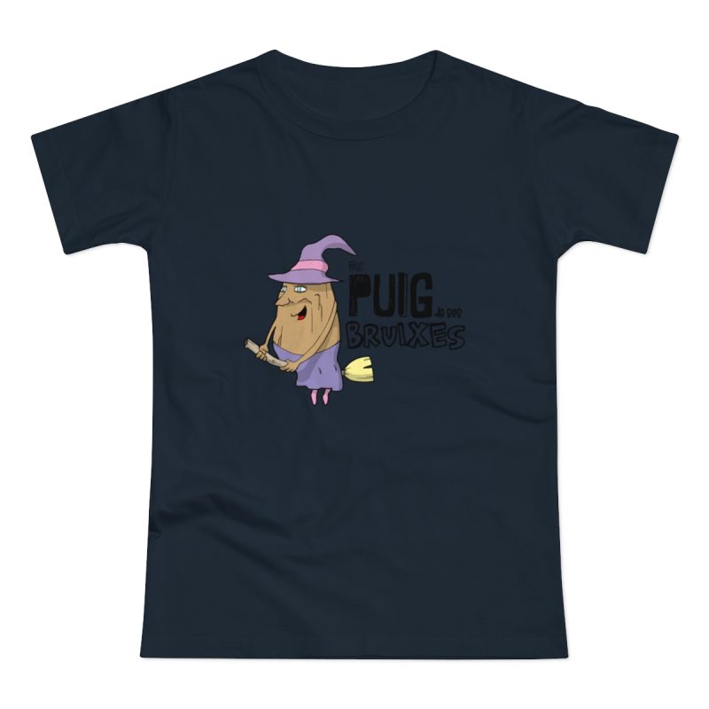 Camiseta mujer punto liso - Azul marino - Camiseta Puig de ses Bruixes