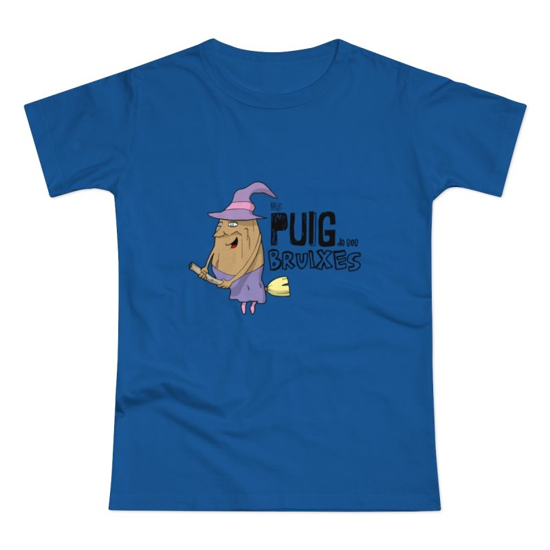 Camiseta mujer punto liso - Azul royal intenso - Camiseta Puig de ses Bruixes