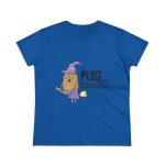 Camiseta mujer algodon medio - Azul royal - Camiseta Puig de ses Bruixes Camiseta mujer algodon medio - Azul royal - Camiseta Puig de ses Bruixes