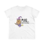 Camiseta mujer algodon medio - Blanco - Camiseta Puig de ses Bruixes Camiseta mujer algodon medio - Blanco - Camiseta Puig de ses Bruixes