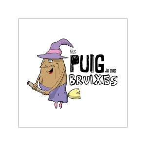 Pegatinas de vinilo cuadradas - Camiseta Puig de ses Bruixes
