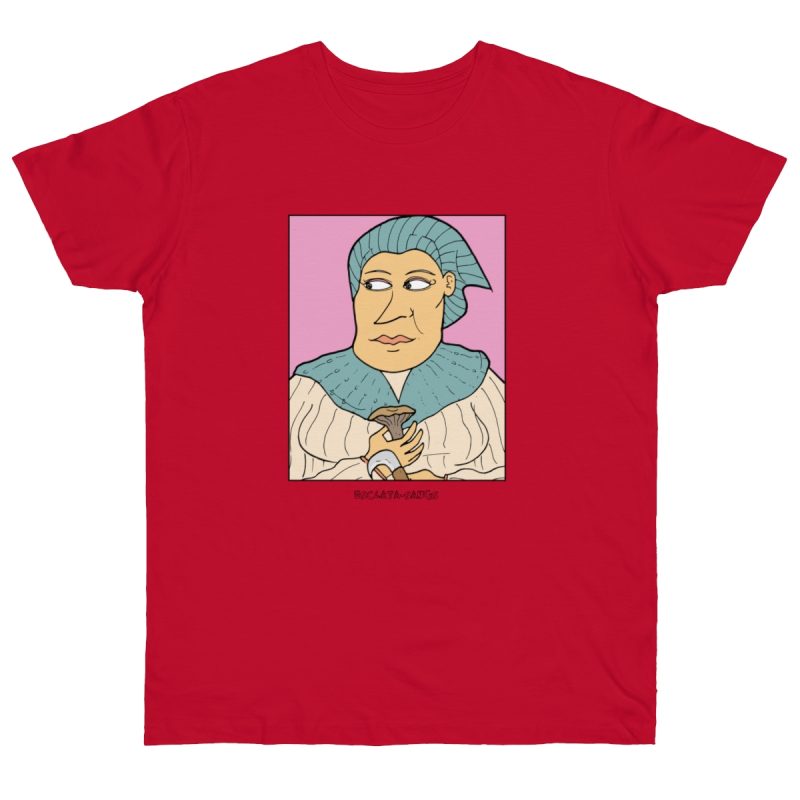 Camiseta punto liso - Rojo profundo - Esclata-sang