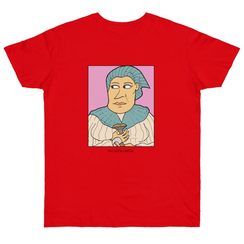 Camiseta punto liso - Rojo fuego - Esclata-sang