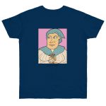 Camiseta punto liso - Azul marino claro - Esclata-sang Camiseta punto liso - Azul marino claro - Esclata-sang