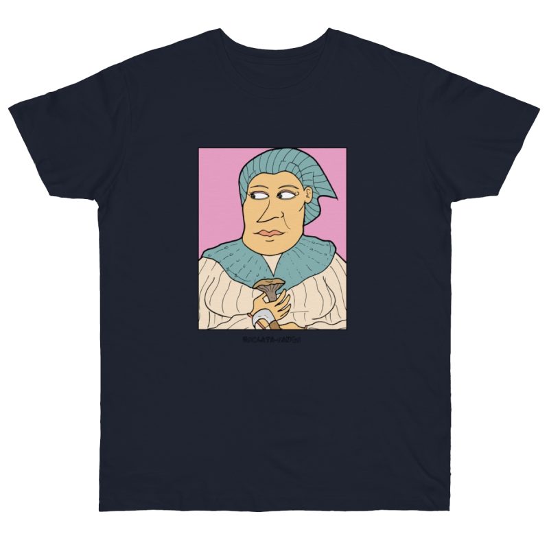 Camiseta punto liso - Azul marino - Esclata-sang