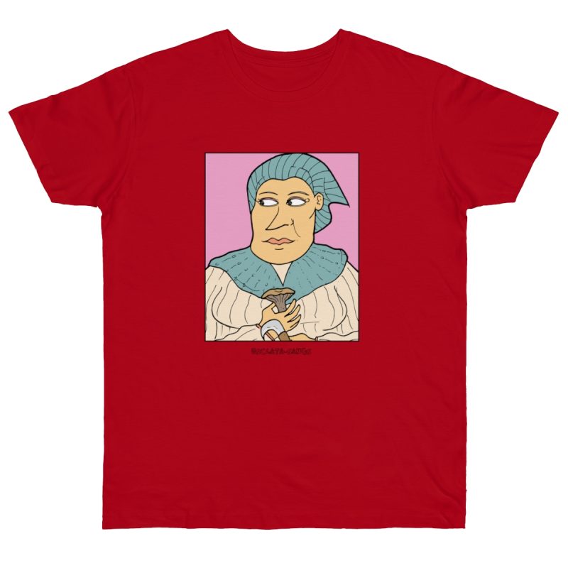 Camiseta punto liso - Rojo - Esclata-sang