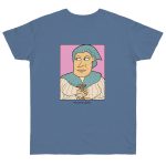 Camiseta punto liso - Azul vaquero - Esclata-sang Camiseta punto liso - Azul vaquero - Esclata-sang