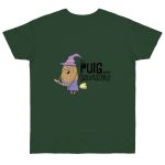 Camiseta punto liso - Verde botella - Camiseta Puig de ses Bruixes