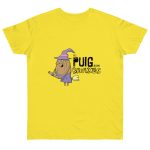 Camiseta punto liso - Amarillo solar - Camiseta Puig de ses Bruixes