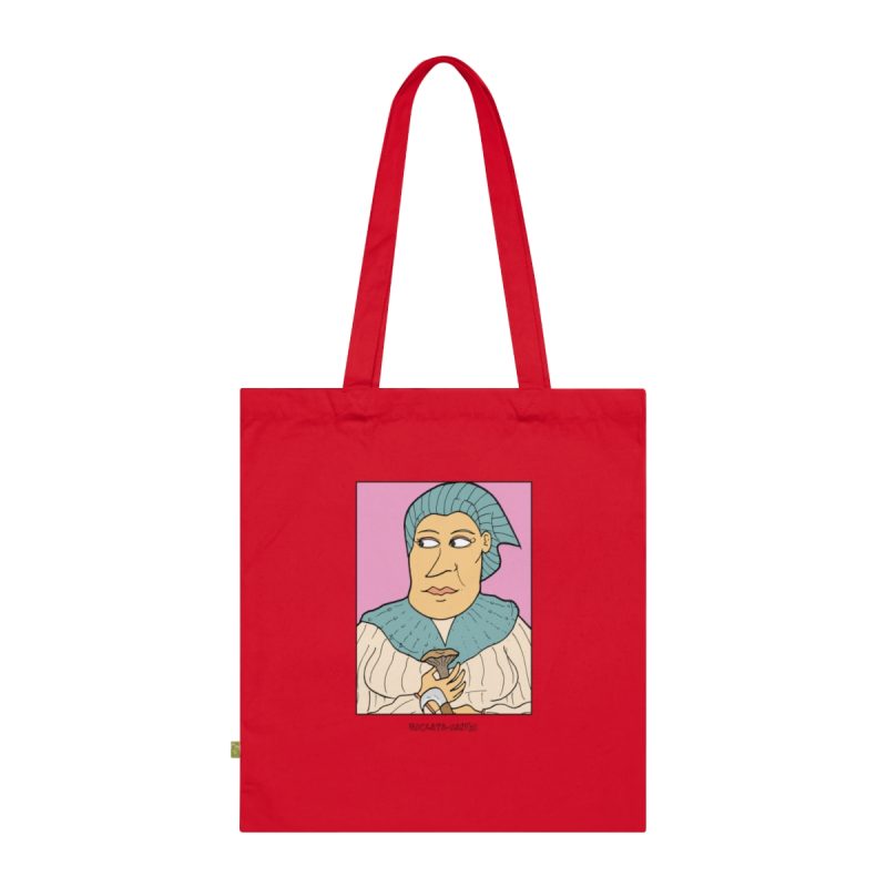 Bolsa de algodon organico - Rojo clasico - Esclata-sang
