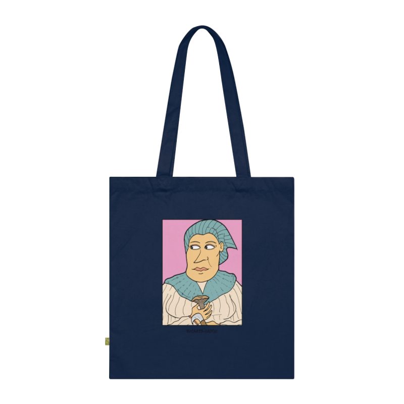Bolsa de algodon organico - Azul marino frances - Esclata-sang