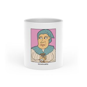 Taza con asa de corazon - Blanco - Esclata-sang
