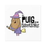 Pegatinas laminadas cuadradas - Camiseta Puig de ses Bruixes