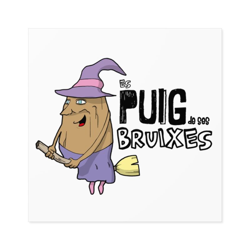 Pegatinas laminadas cuadradas - Camiseta Puig de ses Bruixes Pegatinas laminadas cuadradas - Camiseta Puig de ses Bruixes