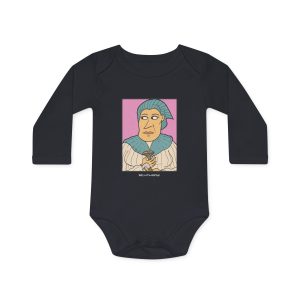 Body bebe manga larga organico - Negro - Esclata-sang