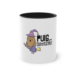 Taza bicolor - Negro - Camiseta Puig de ses Bruixes