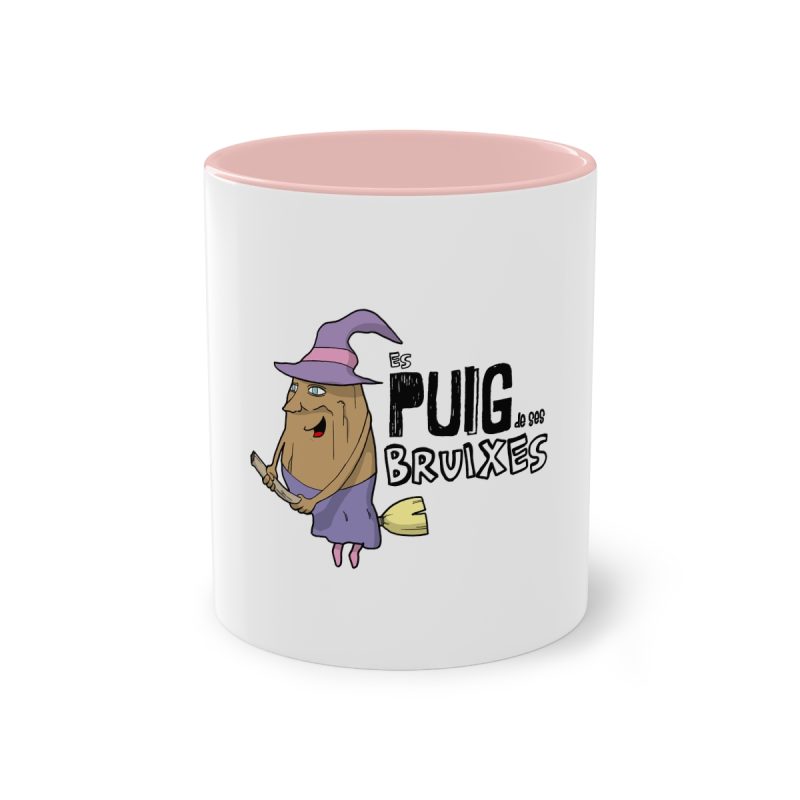Taza bicolor - Rosa - Camiseta Puig de ses Bruixes