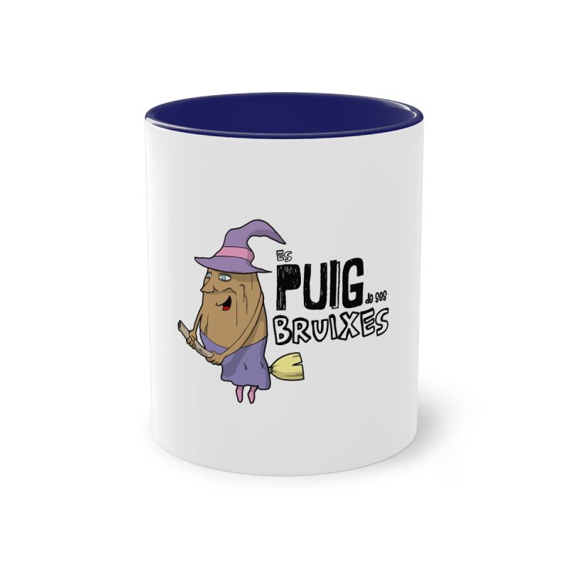 Taza bicolor - Azul oscuro - Camiseta Puig de ses Bruixes