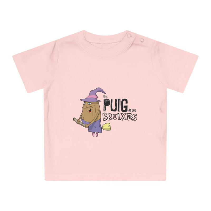 Camiseta de bebe - Rosa empolvado - Camiseta Puig de ses Bruixes