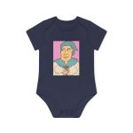 Body bebe manga corta organico - Azul marino nautico - Esclata-sang Body bebe manga corta organico - Azul marino nautico - Esclata-sang