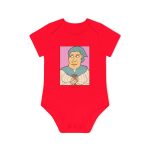 Body bebe manga corta organico - Rojo - Esclata-sang Body bebe manga corta organico - Rojo - Esclata-sang