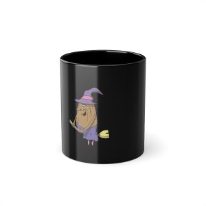 Taza negra 325 ml - Negro - Camiseta Puig de ses Bruixes