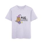 Camiseta oversize lavado acido - Lila suave - Camiseta Puig de ses Bruixes