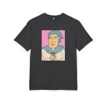 Camiseta oversize gruesa - Negro - Esclata-sang