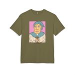Camiseta oversize gruesa - Verde oliva - Esclata-sang