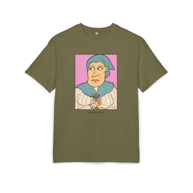 Camiseta oversize gruesa - Verde oliva - Esclata-sang