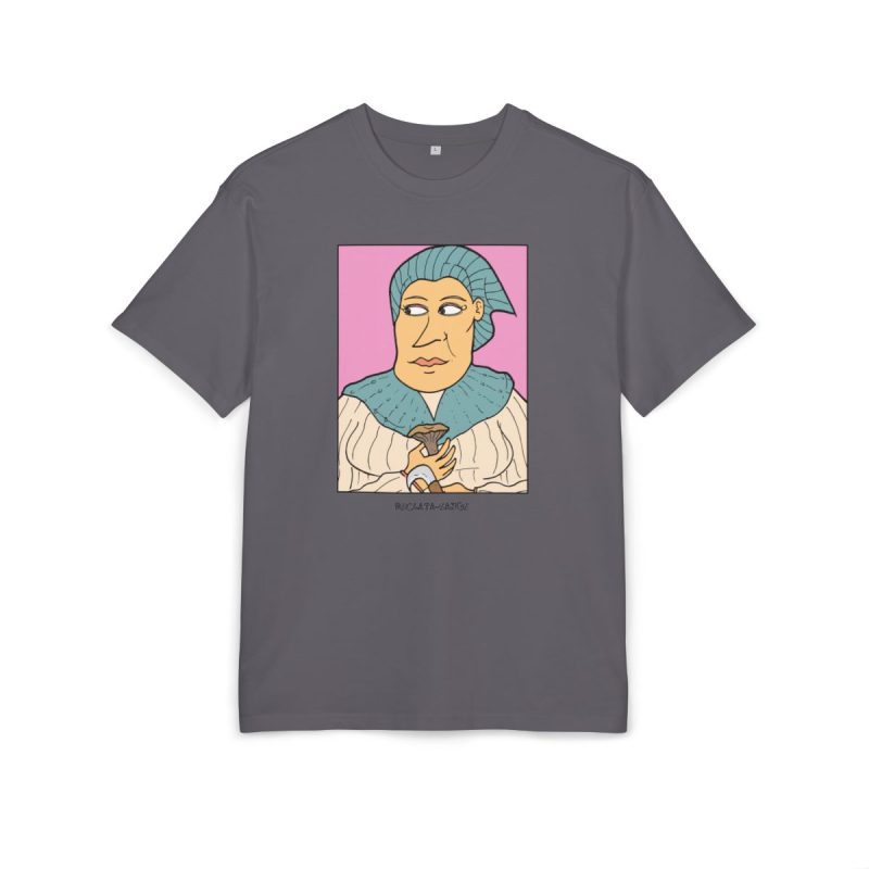 Camiseta oversize gruesa - Gris iman - Esclata-sang
