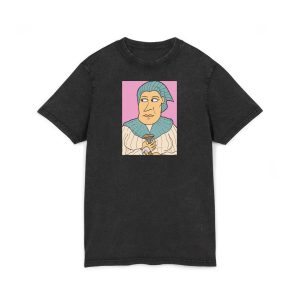 Camiseta lavado acido cuello redondo - Negro - Esclata-sang