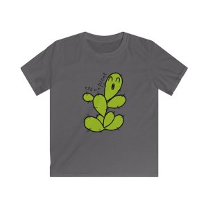 Camiseta infantil Softstyle - Gris marengo - Camiseta «Ets un picat» – Figuera de moro