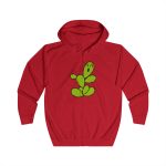 Sudadera con capucha y cremallera - Rojo fuego - Camiseta «Ets un picat» – Figuera de moro Sudadera con capucha y cremallera - Rojo fuego - Camiseta «Ets un picat» – Figuera de moro