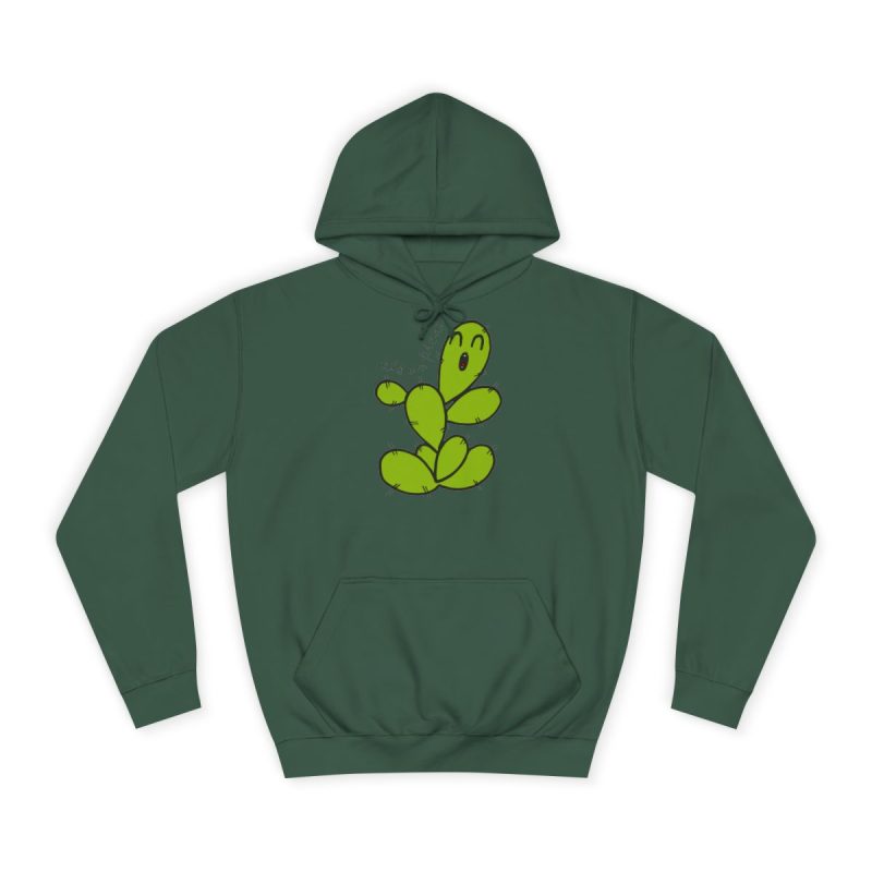 Sudadera universitaria - Verde botella - Camiseta «Ets un picat» – Figuera de moro