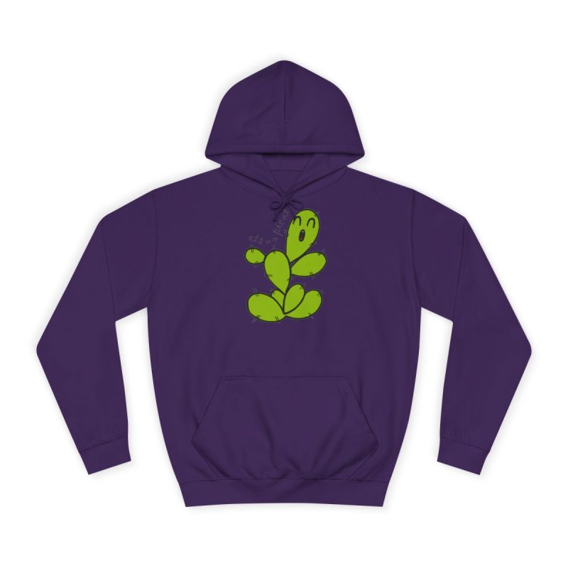 Sudadera universitaria - Morado - Camiseta «Ets un picat» – Figuera de moro