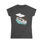 Camiseta mujer Softstyle - Gris oscuro jaspeado - Llaüt il·lustrat