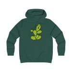 Sudadera universitaria mujer - Verde botella - Camiseta «Ets un picat» – Figuera de moro