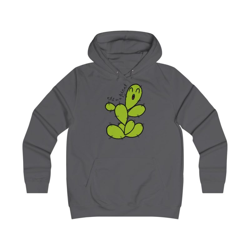 Sudadera universitaria mujer - Gris marengo - Camiseta «Ets un picat» – Figuera de moro
